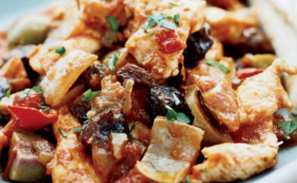 Ingredients for Chicken Picadillo
