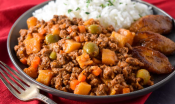 Ingredients for Cuban Picadillo