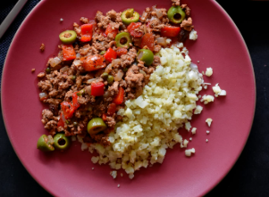 Ingredients for Cuban Picadillo