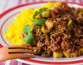 Ingredients for Cuban Picadillo
