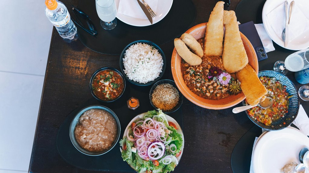 cuban meal with rice