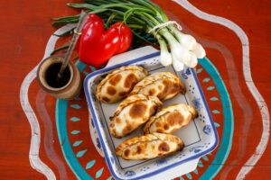 savory beef filled pastries