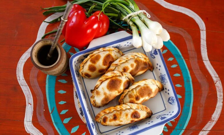 savory beef filled pastries