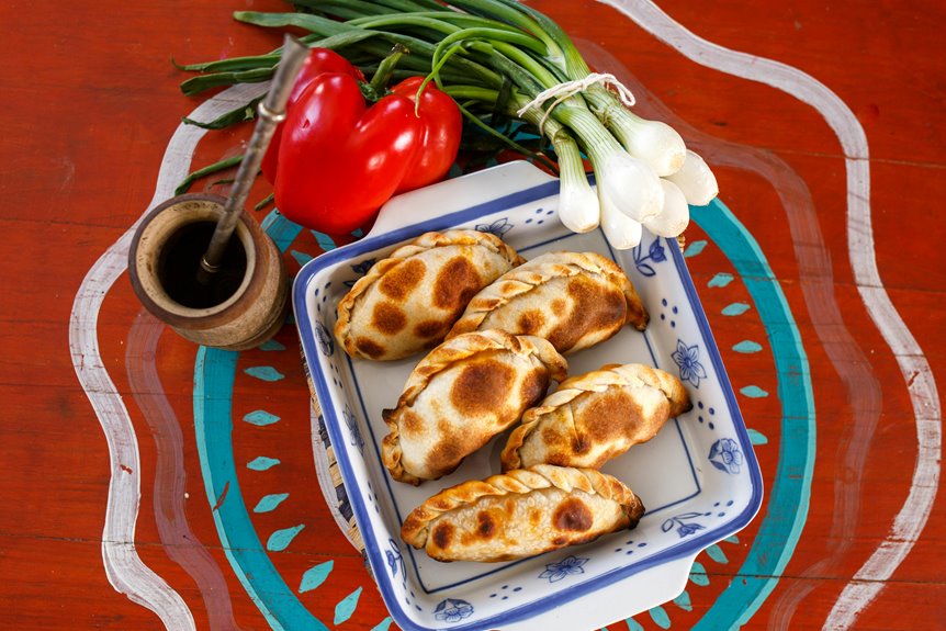 savory beef filled pastries